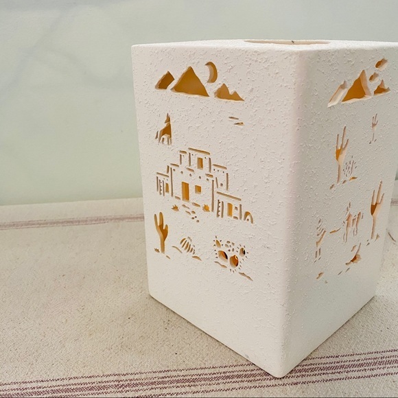 Southwestern Aztec Decor Light Wolf Cactus Donkey - Picture 4 of 15